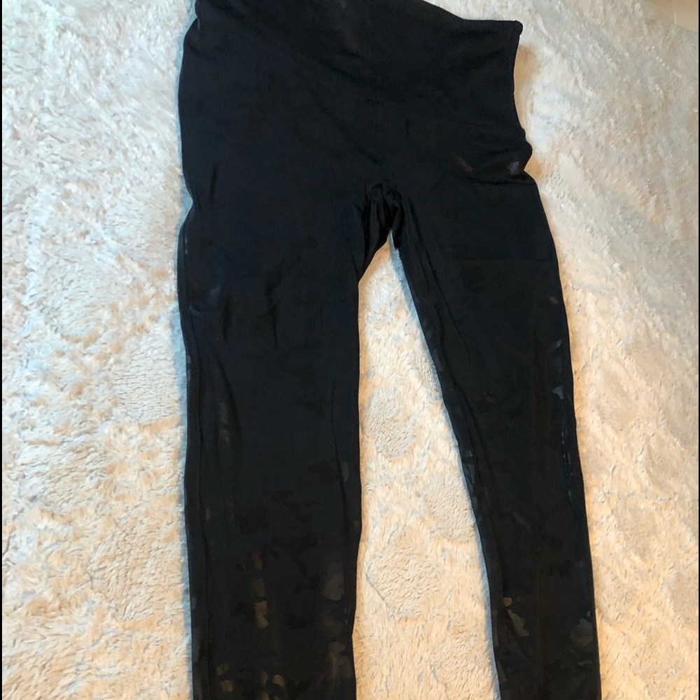 Spanx Black Camo Leggings